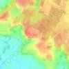 Corbeau topographic map, elevation, terrain