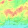 Sunset topographic map, elevation, terrain