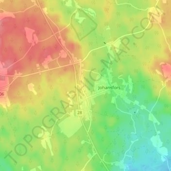 Broakulla topographic map, elevation, terrain