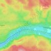Rose Lake topographic map, elevation, terrain