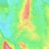 Chassagne topographic map, elevation, terrain