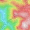 Goganz topographic map, elevation, terrain