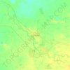 Кызылорда topographic map, elevation, terrain