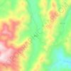 Molong topographic map, elevation, terrain