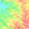 Alangasí topographic map, elevation, terrain