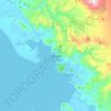 Sibolga topographic map, elevation, terrain