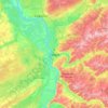 Tomsk topographic map, elevation, terrain