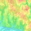 Sugarland topographic map, elevation, terrain