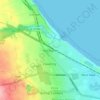 Hart Station topographic map, elevation, terrain