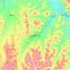 石渠县 topographic map, elevation, terrain