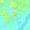 Kening Rasau topographic map, elevation, terrain