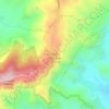 Chandak topographic map, elevation, terrain
