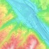 Le Charnoud topographic map, elevation, terrain