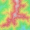 Tonodake topographic map, elevation, terrain