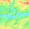 Le Clos topographic map, elevation, terrain