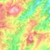 Uraidla topographic map, elevation, terrain