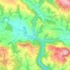 Hohensteg topographic map, elevation, terrain