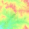 Minna topographic map, elevation, terrain