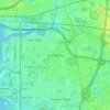 Clair-Mel City topographic map, elevation, terrain