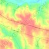 Dorsey topographic map, elevation, terrain