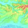 Poglack topographic map, elevation, terrain