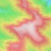 Mount Howitt topographic map, elevation, terrain