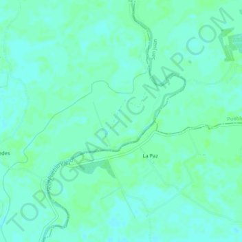 Gallinazo topographic map, elevation, terrain