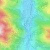 Geteu topographic map, elevation, terrain