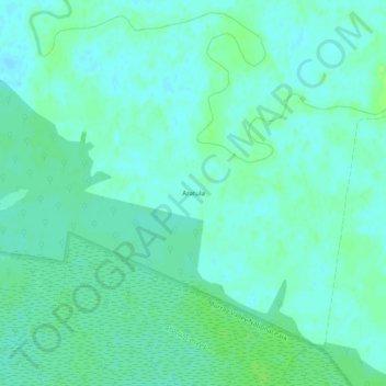 Aratula topographic map, elevation, terrain