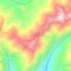 Mata de Limón topographic map, elevation, terrain