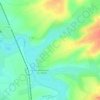 La croix topographic map, elevation, terrain