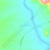 Athi topographic map, elevation, terrain