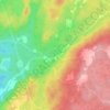 Skavböke topographic map, elevation, terrain