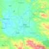Danao topographic map, elevation, terrain