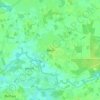 Bevel topographic map, elevation, terrain