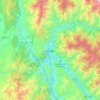 Muzaffarabad topographic map, elevation, terrain