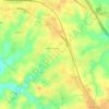 Kristiansand topographic map, elevation, terrain