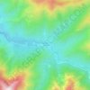 Tuarelli topographic map, elevation, terrain