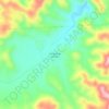San José de Canoas topographic map, elevation, terrain