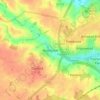 Washbrook topographic map, elevation, terrain