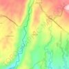 Tres Ríos topographic map, elevation, terrain