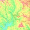 Rio Claro topographic map, elevation, terrain