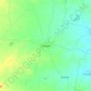Chandur topographic map, elevation, terrain
