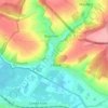 La Grippe topographic map, elevation, terrain