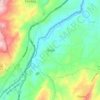 Oicatá topographic map, elevation, terrain