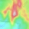 Mount Ulandra topographic map, elevation, terrain