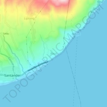 Pasil topographic map, elevation, terrain
