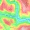 Mount Pleasant topographic map, elevation, terrain