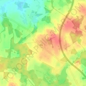 Schimm topographic map, elevation, terrain