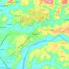 Chayoth topographic map, elevation, terrain